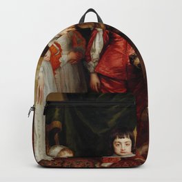 Sir Anthony van Dyck "The Five Eldest Children of Charles I" Backpack | Baroque, Dutchgoldenage, Flemishbaroque, Masters, Arthistory, Charlesi, Dutch, Painting, Dutchbaroqueperiod, Fivechildren 