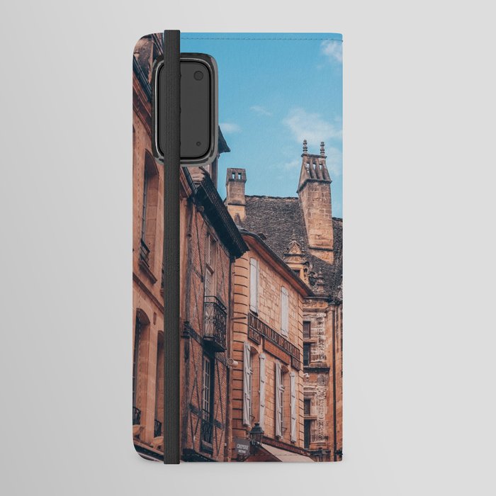 Buildings tops in city Sarlat | France | Europe Android Wallet Case