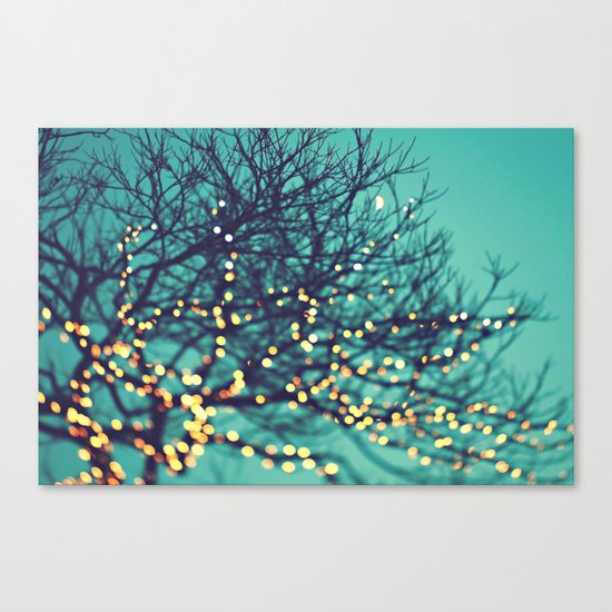 twinkle lights Canvas Print