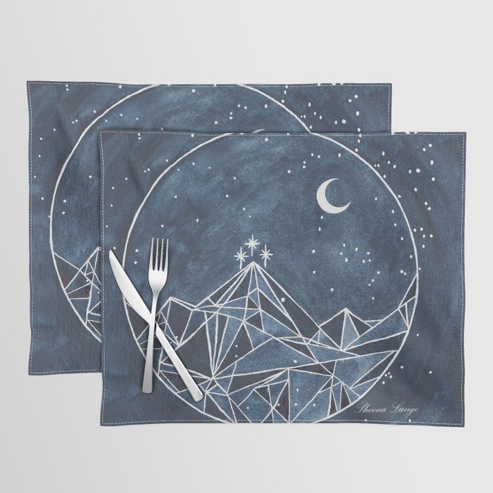 Night Court moon and stars Placemat