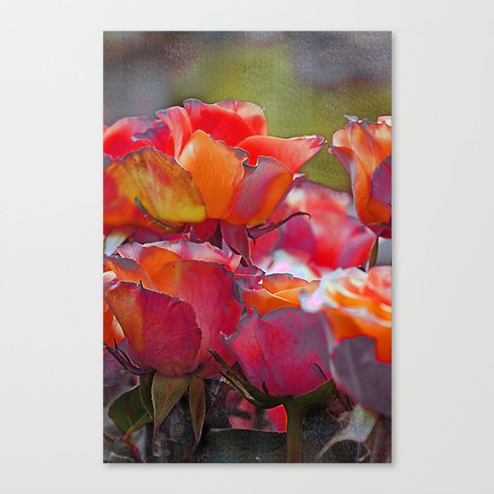 Romantic roses(9). Canvas Print