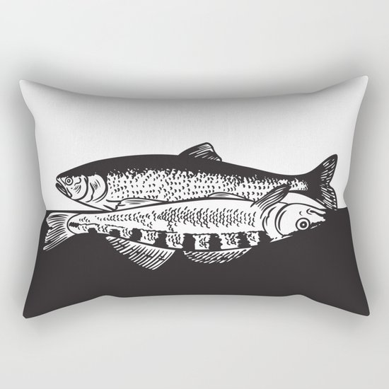 Fishes Rectangular Pillow