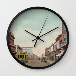 Old Sacramento J. Street Wall Clock