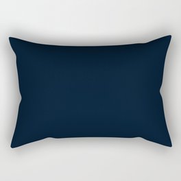 Blue-Black Night Rectangular Pillow