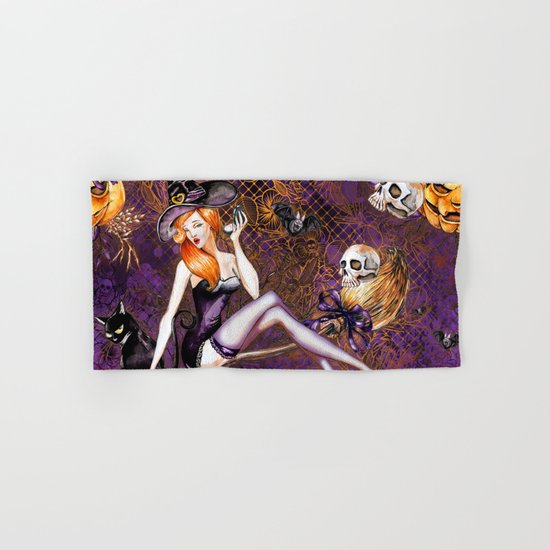 Halloween Witch #1 Hand & Bath Towel