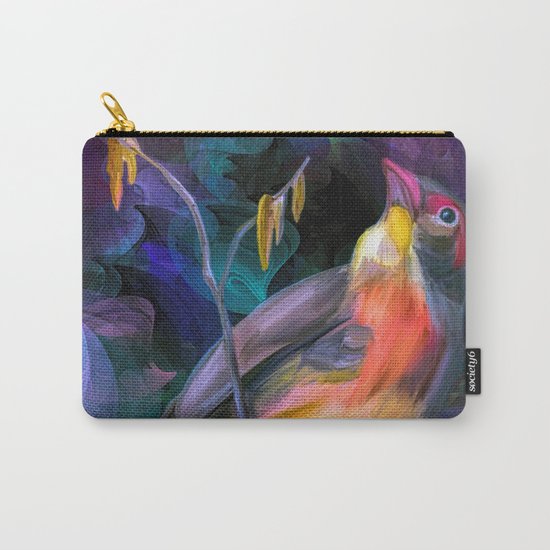 Painting of a Bird Carry-All Pouch