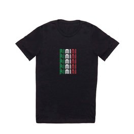 Rimini Italy flags design T Shirt