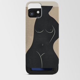 Modern Abstract Woman Body Vase 1 iPhone Card Case
