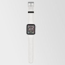 Snow Leopard White Apple Watch Band