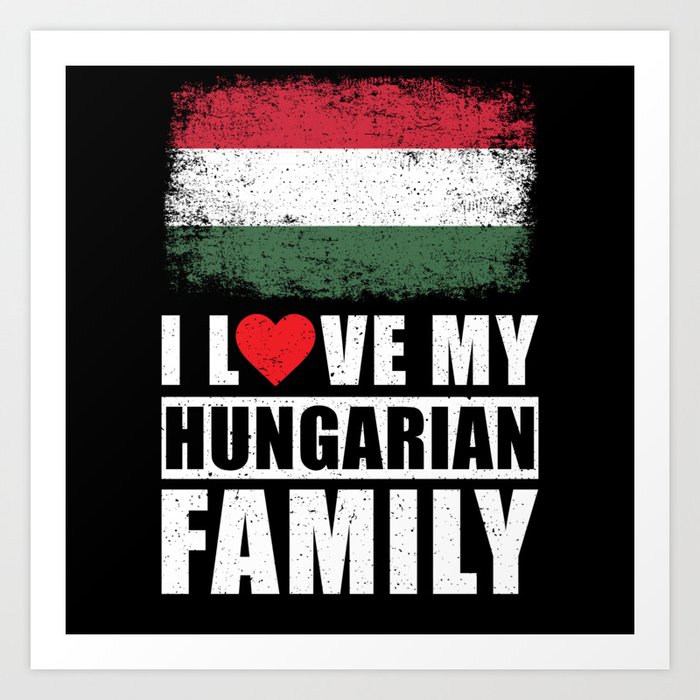 Hungarian Family Art Print