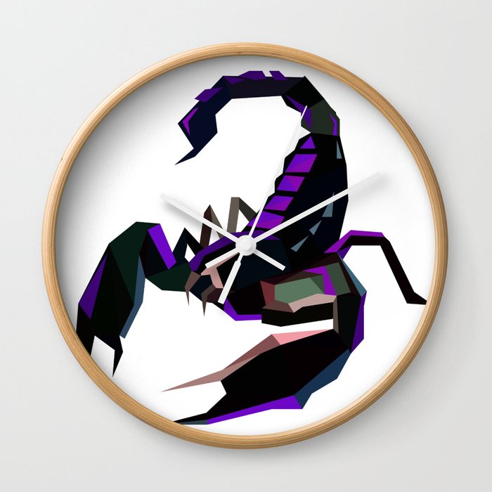 Scorpion new Animal artwork Scorpio zodiac Wall Clock
