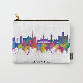 Vienna Austria Skyline Carry-All Pouch | Print, Vienna, Landscape, Abstract, Urban, Cityscape, Art, Skyline, Modern, Landmarks 
