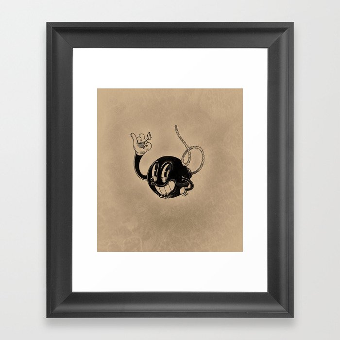 Blown Away Framed Art Print