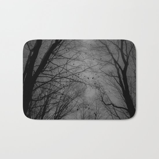 Tree of black Bath Mat