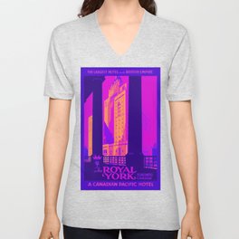 Canadian Pacific Royal York Hotel Collection V Neck T Shirt