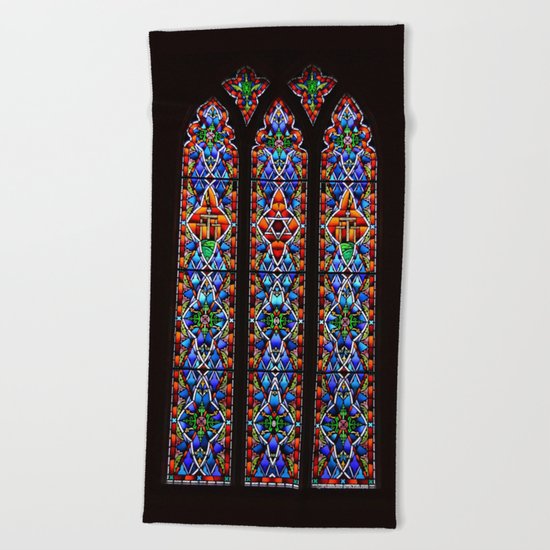Mary's Mountain Windows Beach Towel