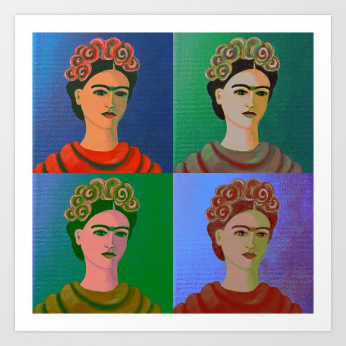 Modern Frida Foursome  Art Print