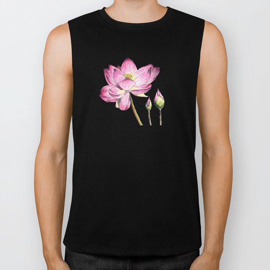 Lotus Bloom Biker Tank