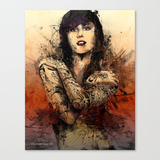 Kat Von D Canvas Print