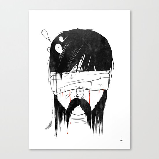 blind Canvas Print