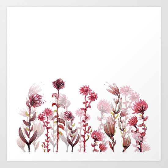 flowers 4 Art Print