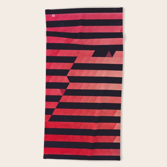slyg stryyp Beach Towel