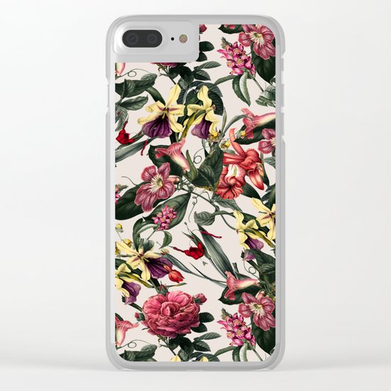 VS019 Botanical Garden Clear iPhone Case