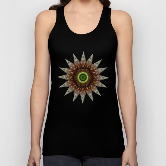 Fractal Wind Rose Unisex Tank Top
