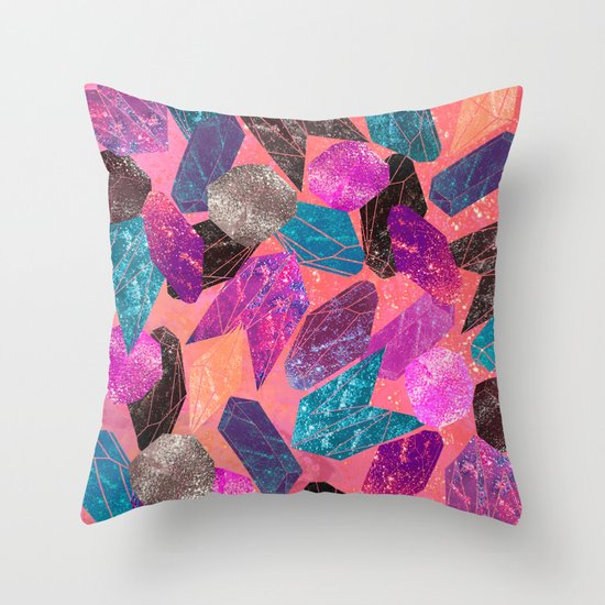 Gem Pop Throw Pillow