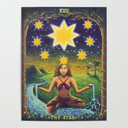 The Star Tarot Poster