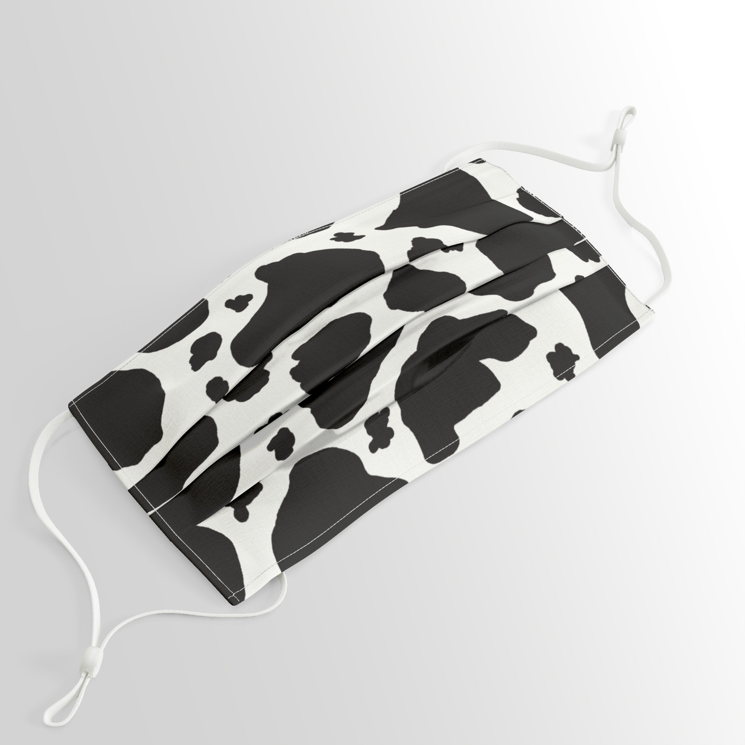 Black And White Animal Print Cow Spots Face Mask By Amygale Society6 It's in vector so fully scalable. black and white animal print cow spots face mask by amygale