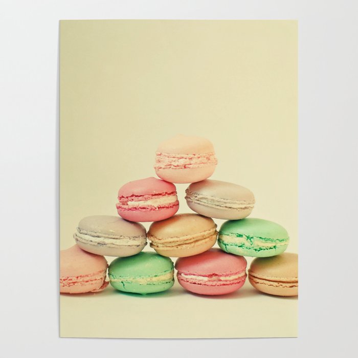 French Macarons Poster