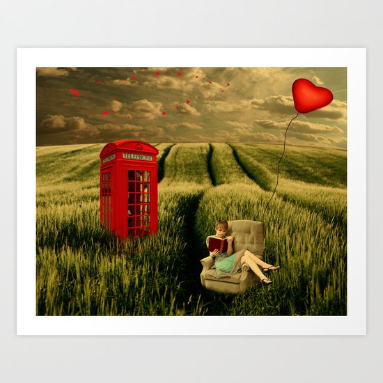 My baby should call anytime Art Print