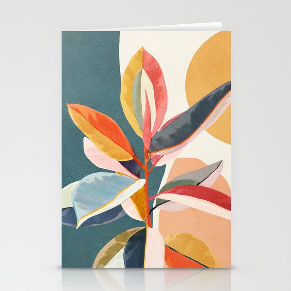 Colorful Branching Out 01 Stationery Cards