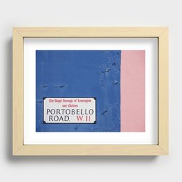 Portobello Road, Notting Hill, London, England, United Kingdom Recessed Framed Print