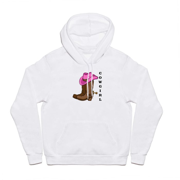 Cowgirl Boots Western Rodeo Hat Spurs Hoody