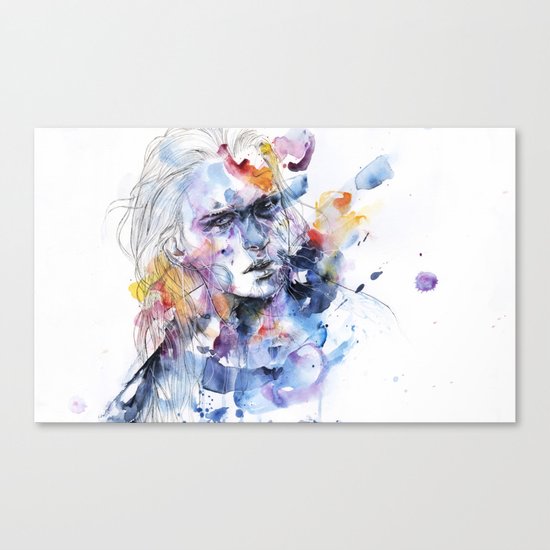 cold crossing Canvas Print