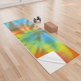 Classic Tie Dye Pattern Yoga Towel