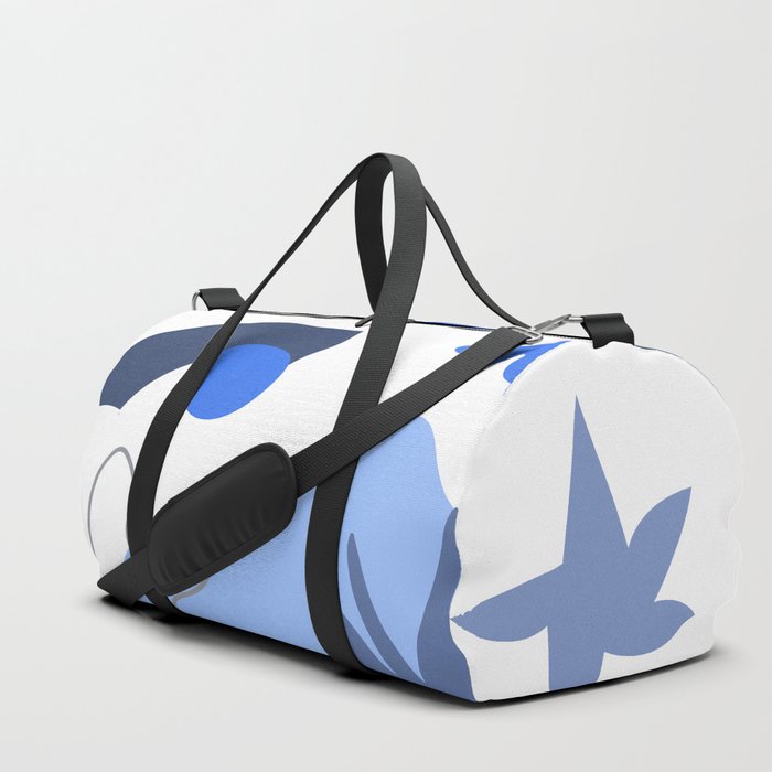 Blue Beach Vibes Matisse Inspired Duffle Bag