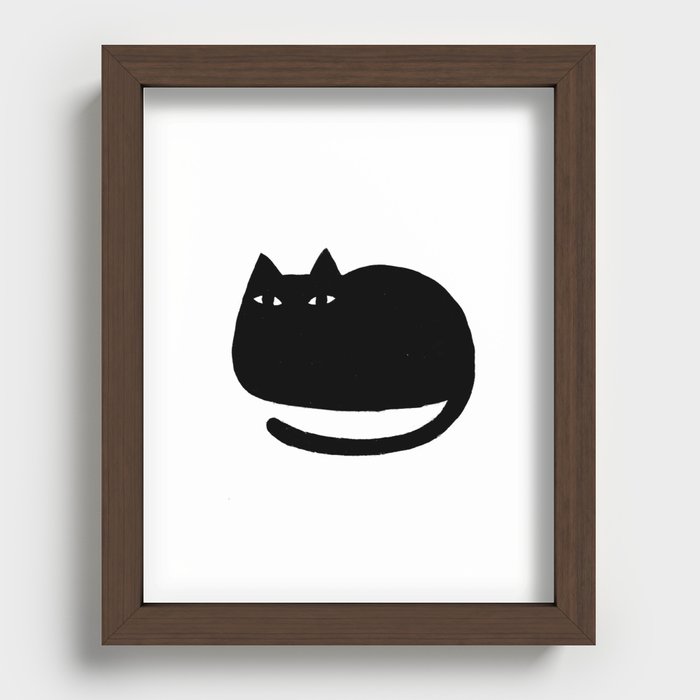 cat Recessed Framed Print