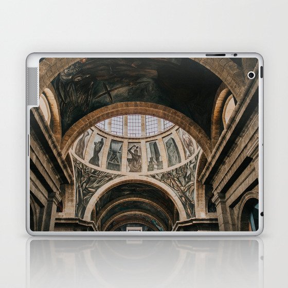 Mexico Photography - The Beautiful Ceiling Of A Majestic Building Laptop & iPad Skin
