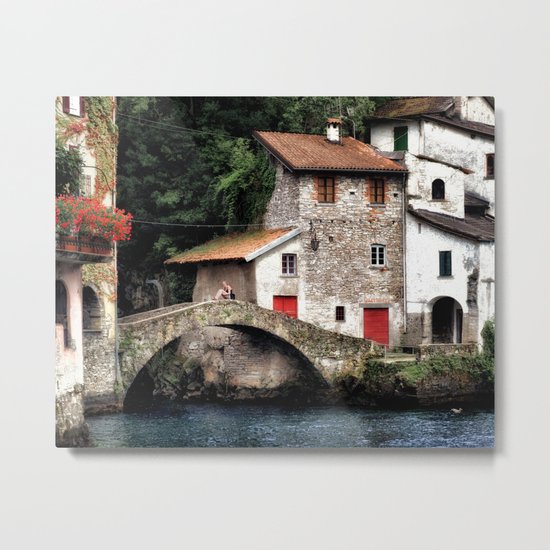 Ponte della Civera Metal Print