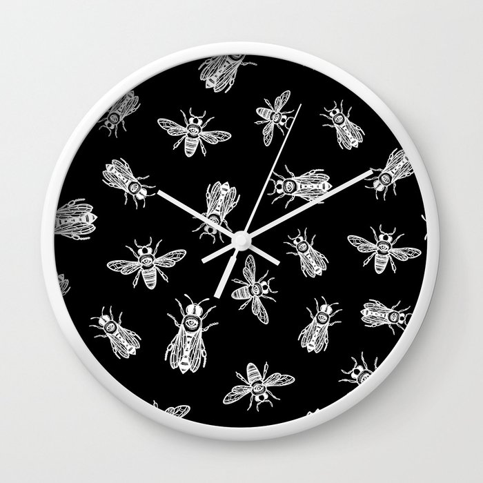 occult bees Wall Clock