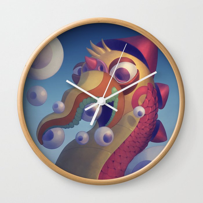 Eyeball bird Wall Clock