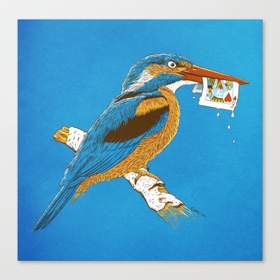 The KingFisher Canvas Print