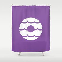 "Party Ring" Biscuit poster Shower Curtain