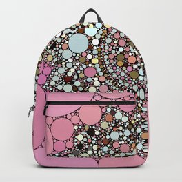 Pastel Dot Art Mandala Design Backpack