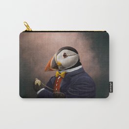 Mr Patterson Puffin with a Pocketwatch Carry-All Pouch