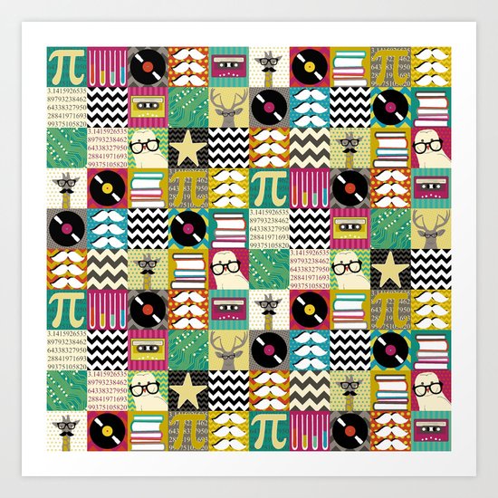 hip hip geek Art Print