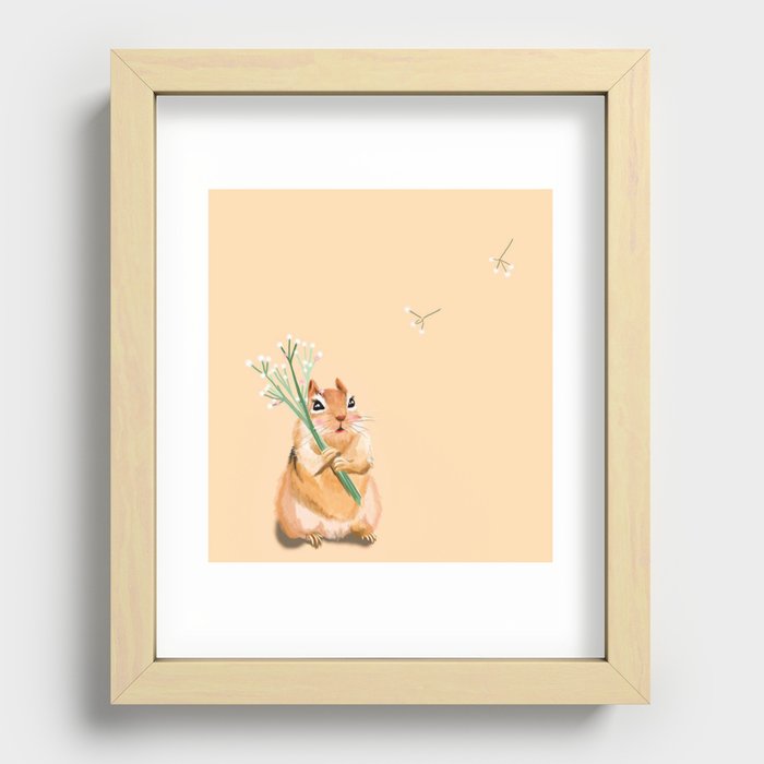 Collecting moments Recessed Framed Print